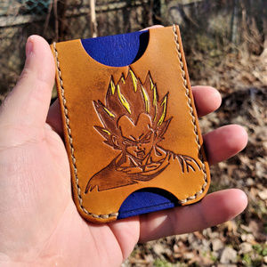 JP Leathercraft Minimalist Leather Wallet Vegeta